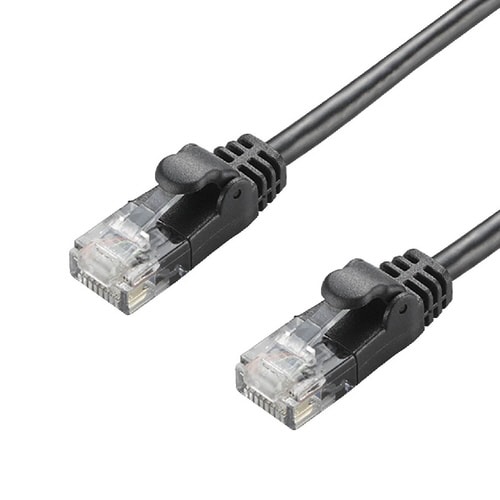CAT6準拠やわらか 1m ブラック