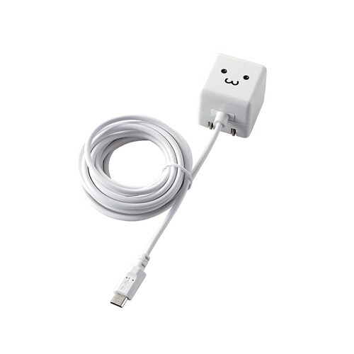 AC充電器 microBケーブル一体型 1.5m