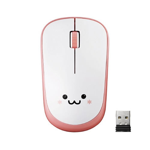 無線マウス 3ボタン ピンク