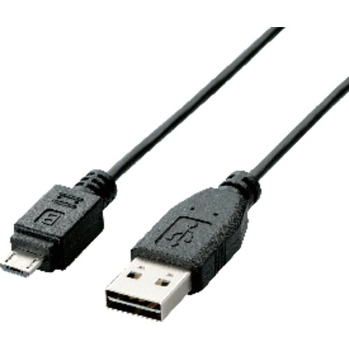 microUSBケーブル 2m ブラック