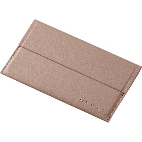 名刺入れ/トープグレー×ピーチピンク