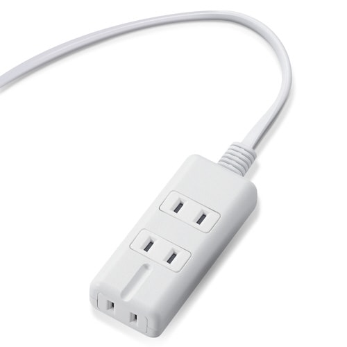 電源タップ 磁石 3個口(内3ピン1) 3m 白