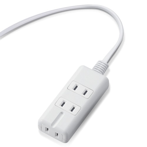 電源タップ 磁石 3個口(内3ピン1) 5m 白