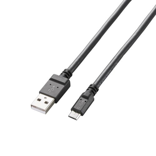 microUSBケーブル 1.2m ブラック
