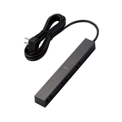 デザインタップ 6個口 2.5m ブラック