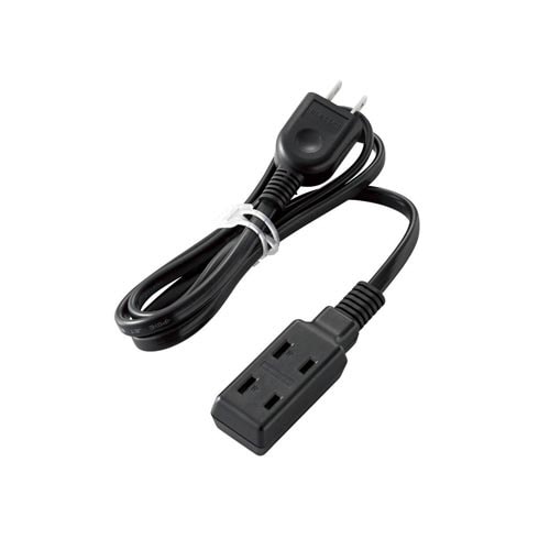 超小型モバイルタップ 3個口 1m ブラック