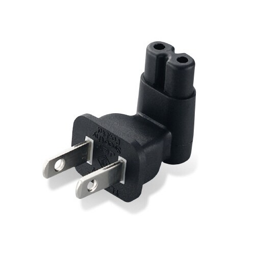 ノートPC電源プラグ 2pin−2pin 垂直