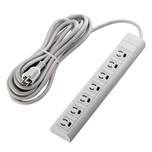 OAタップ3P7個口 マグネット 5m