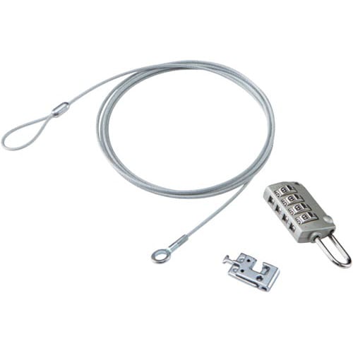 セキュリティワイヤー 4連ダイヤル錠