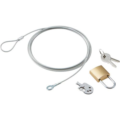 セキュリティワイヤー 南京錠 通常キー