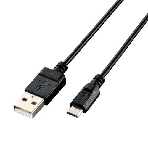 エコUSB2.0microUSBケーブル 0.3m