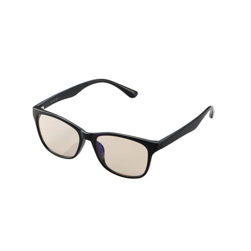 ブルーライトカット眼鏡ブラウンレンズ ウェリントン