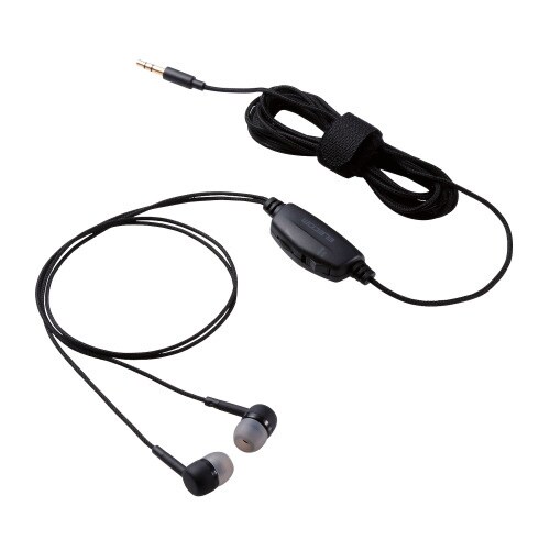 テレビ用ステレオヘッドホン/耳栓タイプ/3m