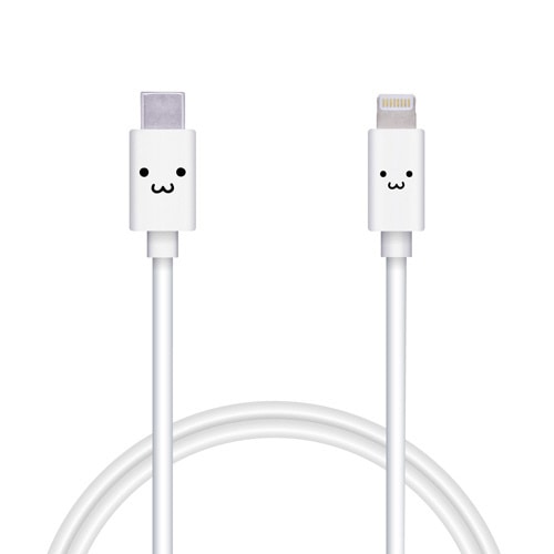 TypeC−Lightningケーブル1.0m/顔