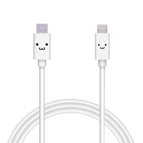 TypeC−Lightningケーブル1.5m/顔