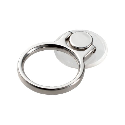 スマホ用フィンガーリング/クリア/シルバー