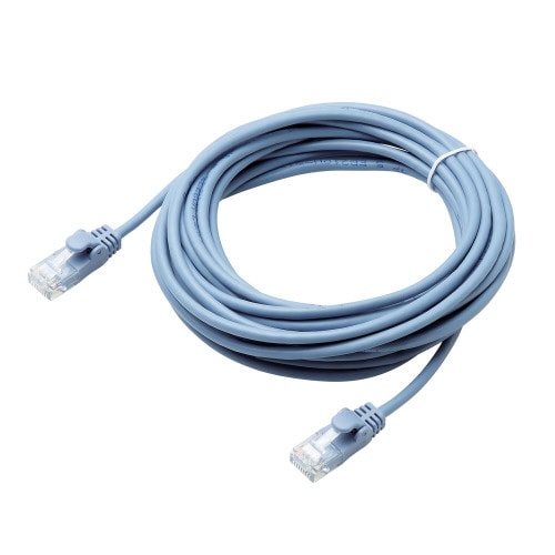 やわらかLANケーブル/CAT5E/5m/ブルー