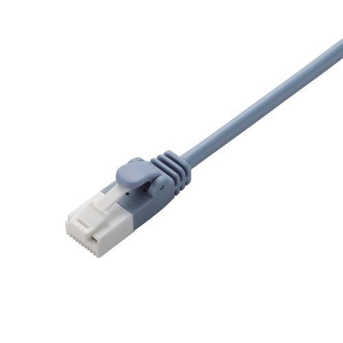CAT6やわらかLANケーブル/0.5m/ブルー