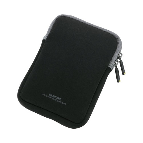 HDDケース/ネオプレン/Lサイズ/ブラック