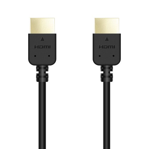 HDMIケーブル/やわらか/1.0m/ブラック