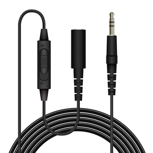 テレビ用イヤホン延長ケーブル 高耐久 5m BK