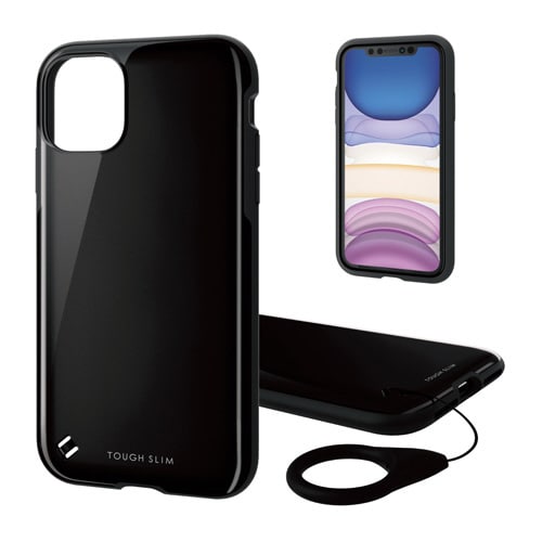 カバー TOUGH SLIM 衝撃吸収 ブラック