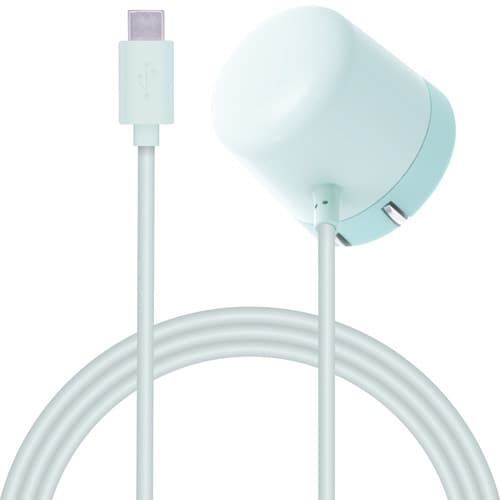 AC充電器/1.5A出力/1.5m/ライトブルー