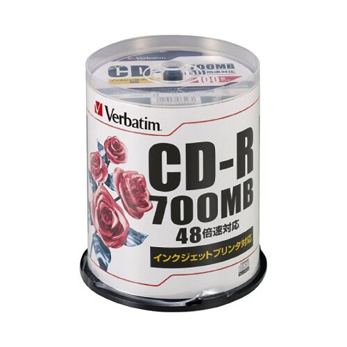 CD−Rデータ用48倍速IJ対応 100枚SP×3
