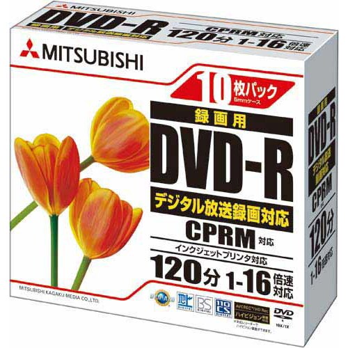 DVD−R録画用 16倍速 IJ対応 10枚P×5