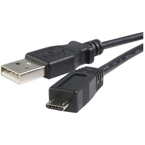 USBケーブル(A−マイクロB) 1.0m 黒