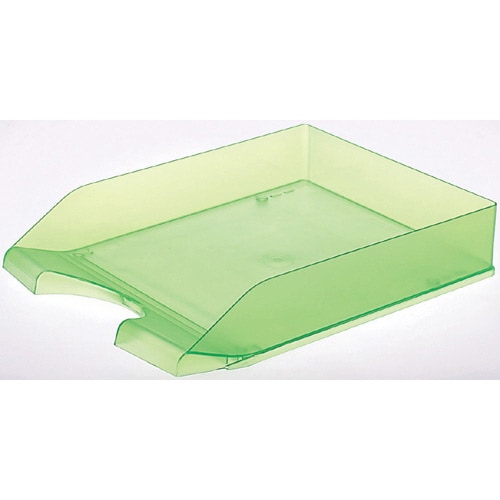 レタートレー A4縦型 グリーン