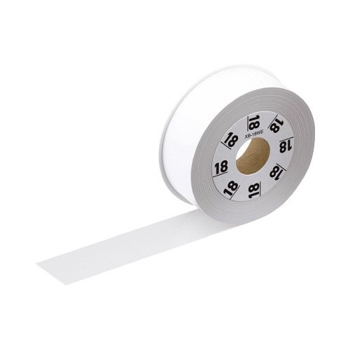 LATECO 白色テープ 18mm 黒文字