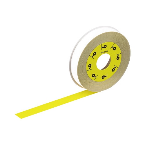 LATECO 黄色テープ 9mm 黒文字