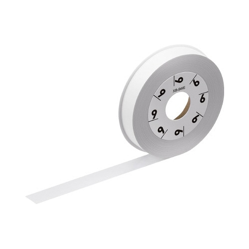 LATECO 白色テープ 9mm 黒文字