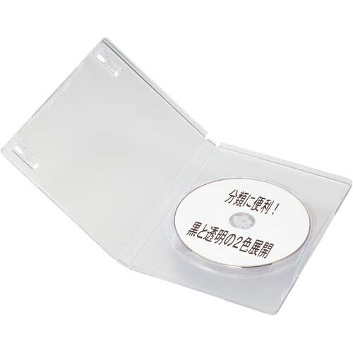 CD/DVDケース M−lock透明 10枚入×5