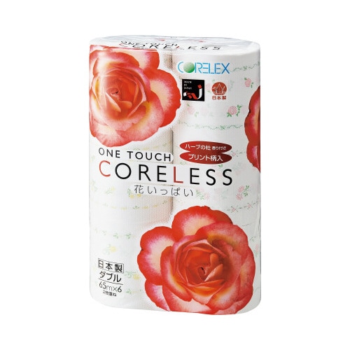 ワンタッチコアレス花いっぱいW65m 6個入×10