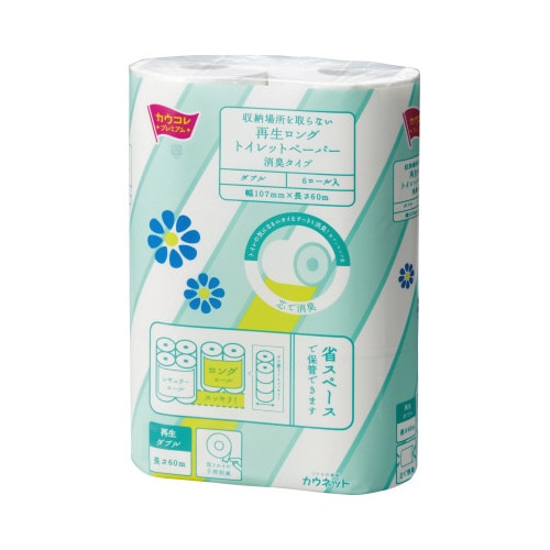 消臭再生トイレットP W60m 48個 1−4梱