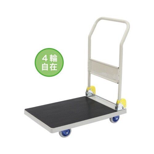 荷物がすべりにくい4輪自在静音樹脂台車×3