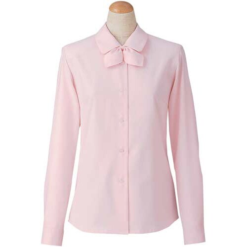 長袖ブラウス S−35966 ピンク 19号