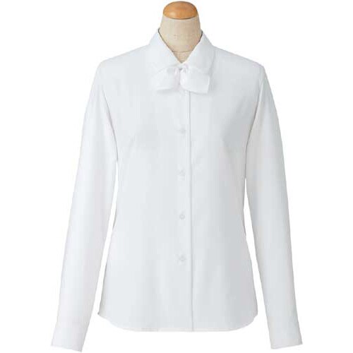 長袖ブラウス 35968 ホワイト 19号