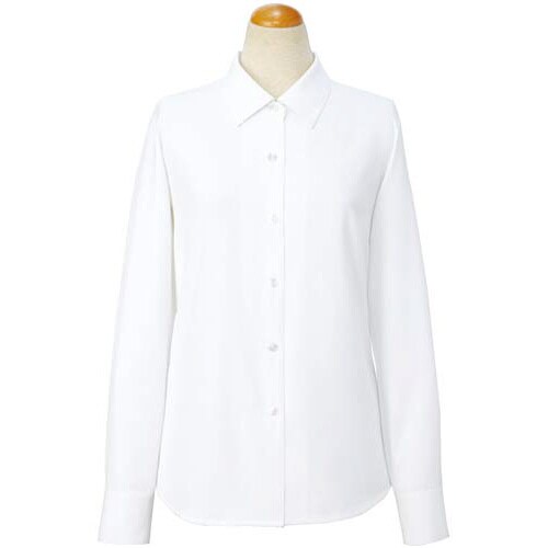 長袖ブラウス 36508 ホワイト 17号