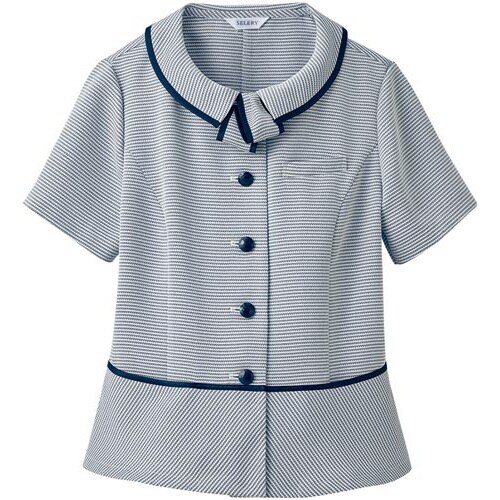 オーバーブラウス S−50341 ネイビー 19号