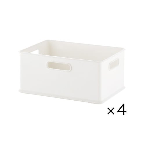 ナチュラ インボックスS白×4
