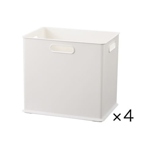 ナチュラ インボックスSD白×4