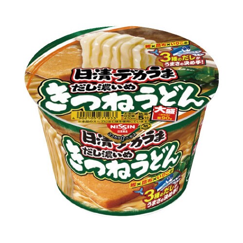 日清デカうま きつねうどん 106g