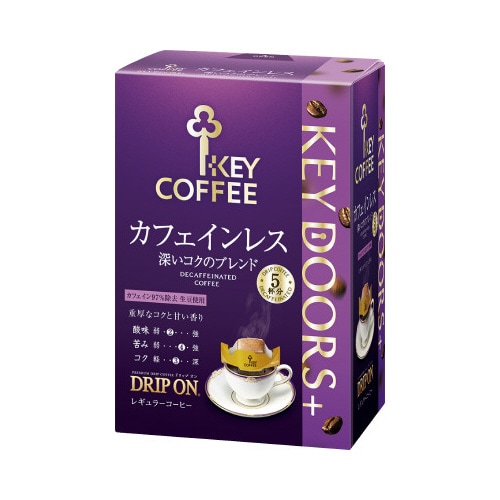 ドリップオンカフェインレス深いコク 5杯×6
