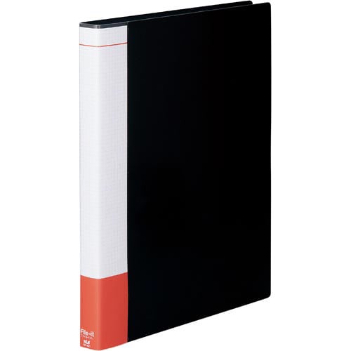 ファイルイット 黒 A4縦 背幅25mm 5冊