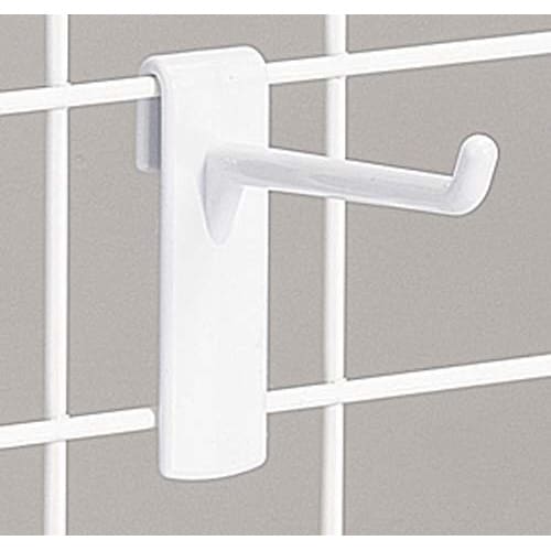 メッシュ用樹脂フック 白 長さ60mm 10本入