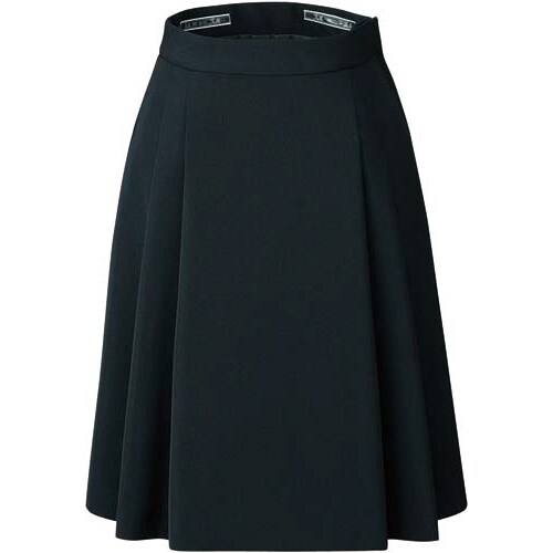 ソフトプリーツスカート ブラック 23号