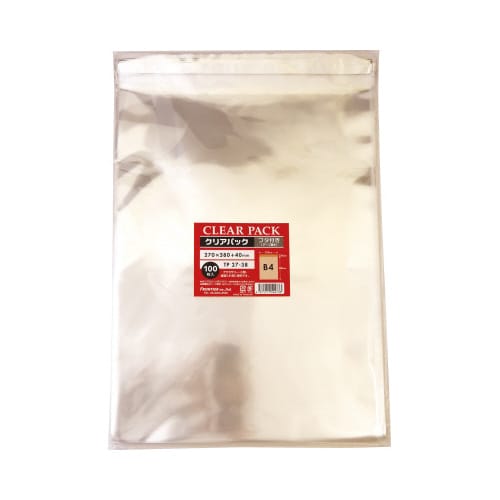 OPP袋テープ付アルミ剥離紙B4用 100枚×10